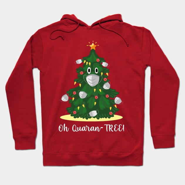 Oh Quaran-Tree Christmas 2020 Hoodie by FanaticTee